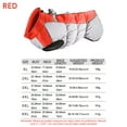 thumbnail image 1 of Large Dog Jacket Waterproof Dog Clothing Medium and Large Dog Winter Pet Clothing Labrador Coat Labrador German Shepherd Vest (RED,6XL), 1 of 7