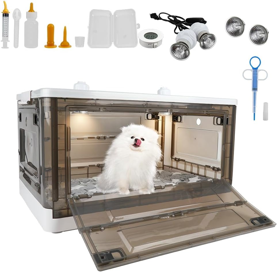 Large Dog Kitten Puppy Incubator with Heating Infant Incubator with