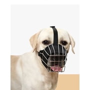 Large Dog Muzzle for Rottweiler  Heavy Duty Rottweiler Muzzle   Metal Large Dog Muzzle for Barking and Biting for Rottweiler, Cane Corso, Mastiff and Other Large Breeds,L
