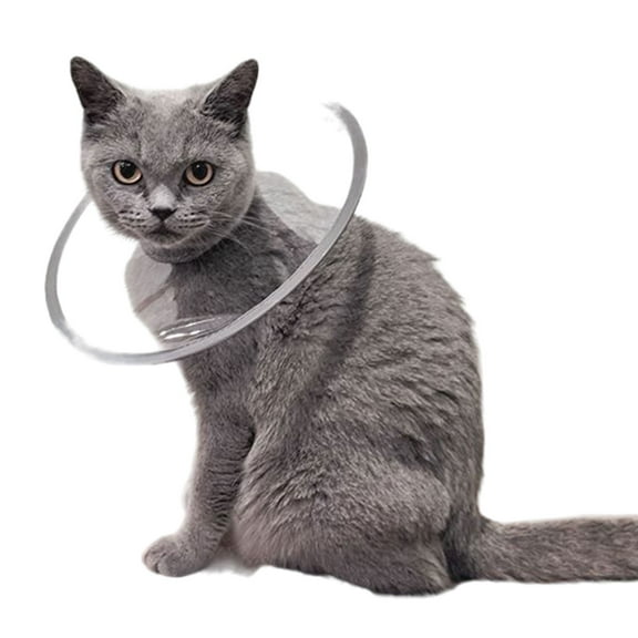 Large Dog Recovery Collar Multiple Size Clear Cone Cats Head Leg Wound Recovery Cone Drawstring Type