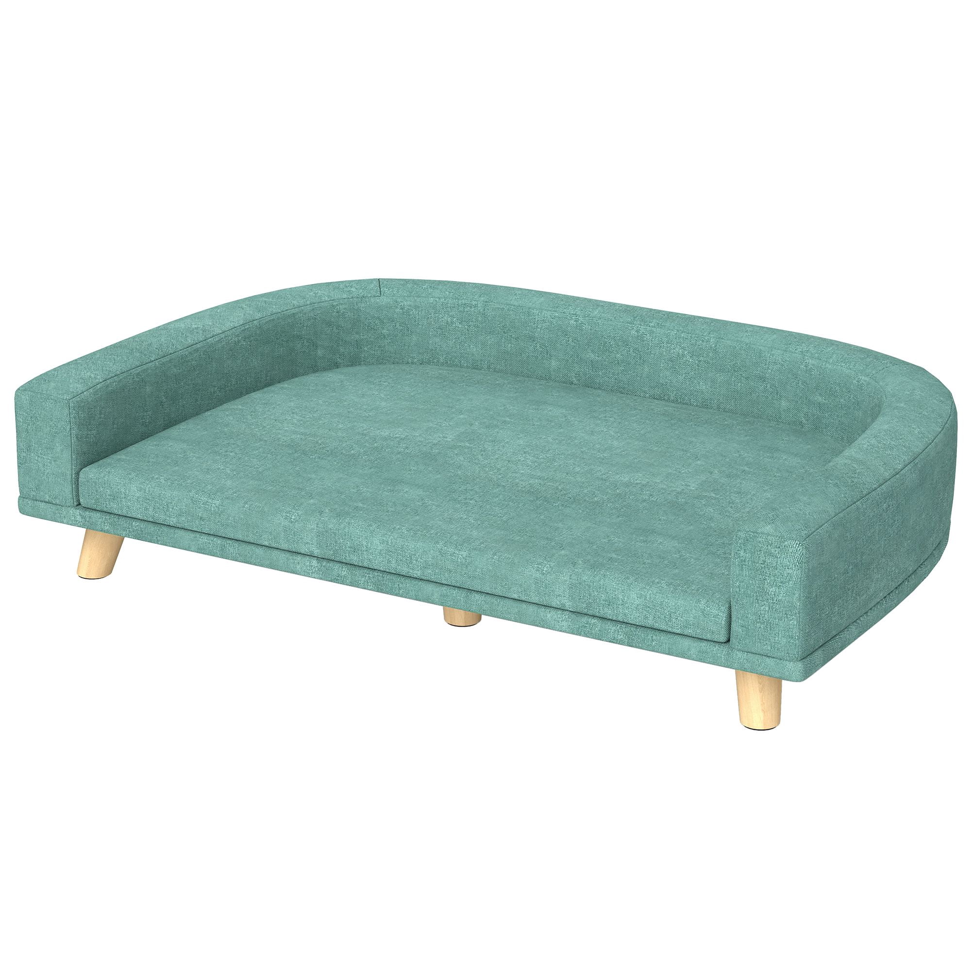 Large Dog Sofa Bed with Washable Cushion, Comfortable Pet Couch for Dogs & Cats