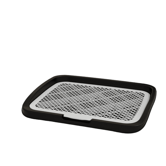 Large Dog Toilet With Anti - Splash Design, Detachable & Washable Puppy Pee Pad Holder With Low Entry, Portable Dog Urinal Potty With Column Gift For Household Pet Training, Keeps