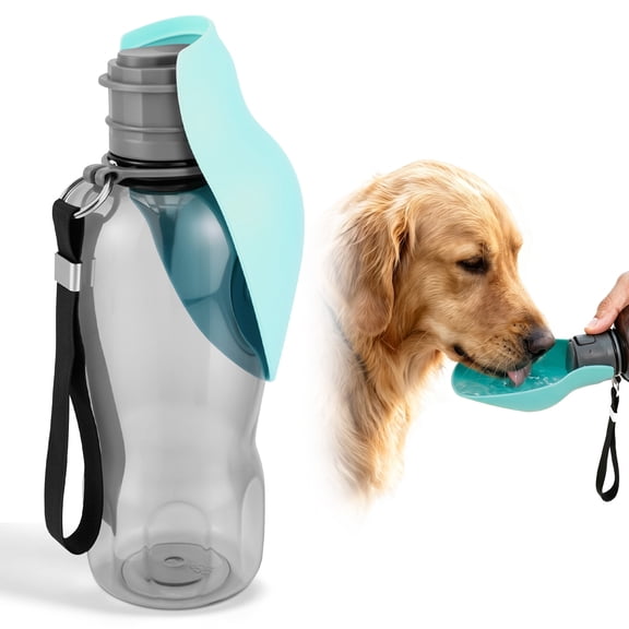 Large Dog Water Bottle | 27 OZ Stainless Steel | Convenient Dog Drink Dispenser | Puppy Travel Water Bowl | Portable Pet Hydration Bottle | Leak Proof | Perfect Size for All Breeds