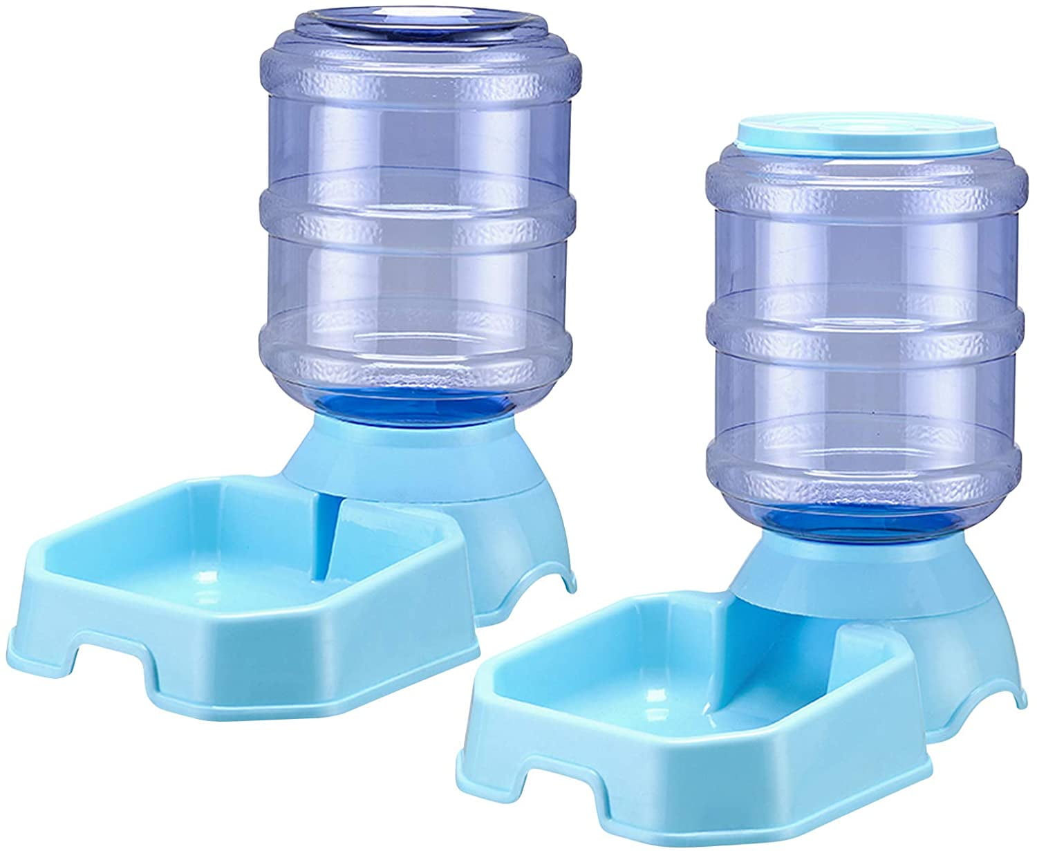 Large Dog Water Bowl Dispenser 3 Gallon Automatic Gravity Cat Waterer Self Filling Large Capacity Pet Water Dispenser Station 100 BPA Free Transparency Safe and Unplugged for Pet Dogs and Cats Walmart...