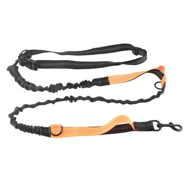 Large Dogs Leash Elastic Dog Leash Rope Heavy Duty Bungee Dog Leash Shock Absorbing Elastic Dog Leash Rope With 2 Padded Handles For Large Dogs Walking Training