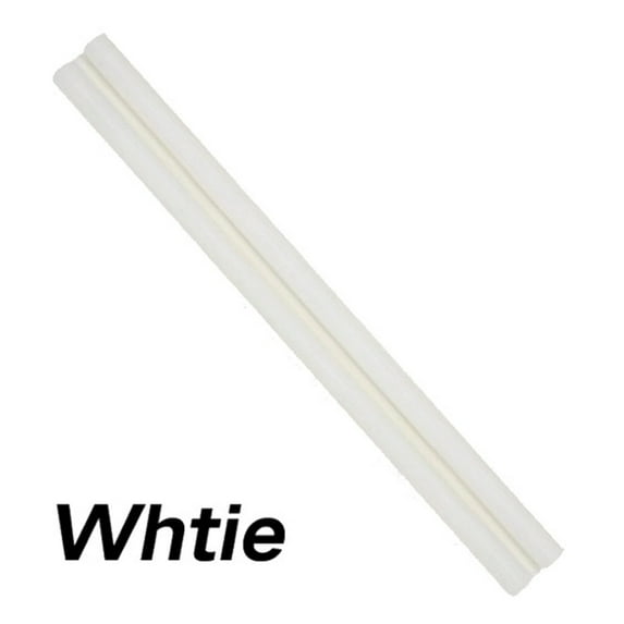 Large Door Draft Stopper for Bottom of Doors 36 Inch Under Door Draft Noise Blocker Black Gap Stoppers Door Draft Guard for Bottom of Doors Adjustable Twin Door Sweep Draft Seal Window Sealer(White)