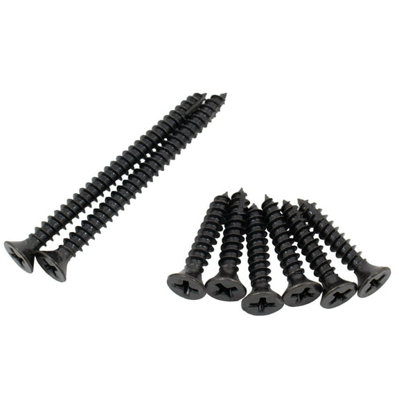 Large Door Screw Pack, #9 x 2-1/4" (2-Pack) and #9 x 1" (6-Pack), Oil-Rubbed Bronze by Stone Harbor Hardware