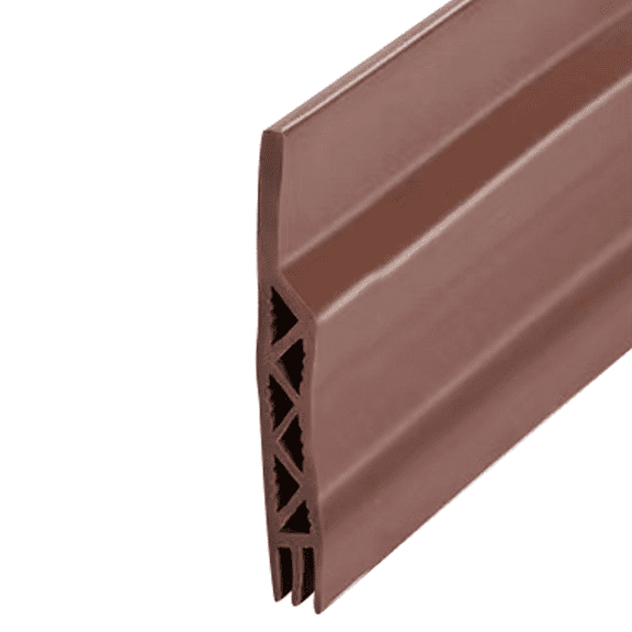 [ Large Door Sweep] Huge Gap Door Draft Stopper, Door Bottom Seal With Wider Strong Adhesive - Brown