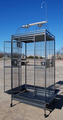 Macaw Bird Playhouse With Ladder And Rain Cover photo