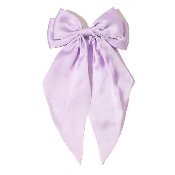 Large Double Layer Hair Bowknot Clip For Adults Teens Soft Ribbon Fabric Barrettes Metal Hairpin For Daily Styling