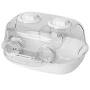 Large Double Layer Transparent Acrylic Hamster Cage with Accessories