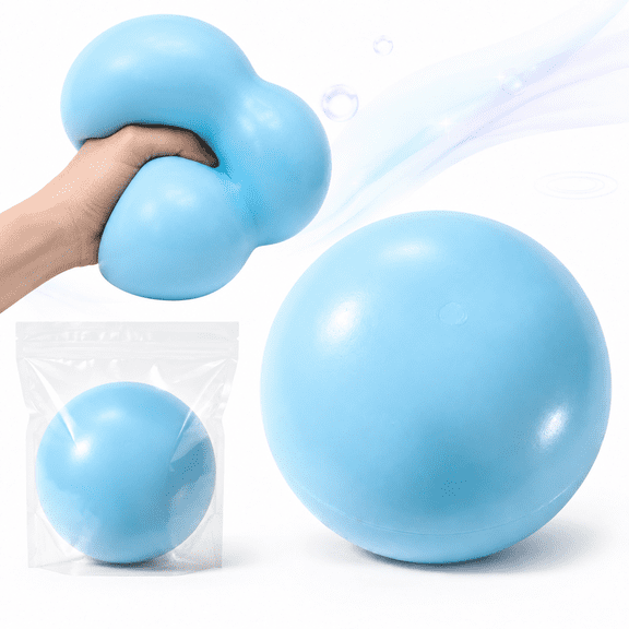 Large Dough Ball Squishy Toy, Soft Slow Rebound Round Squeeze Fidget Toy, Moldable Handheld Sensory Toy for Tactile Play, Desk Use and Novelty Gift, 1PC