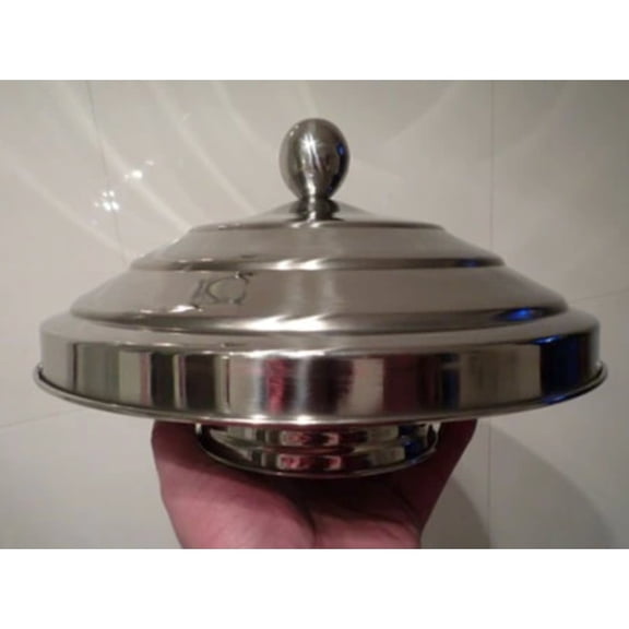 Large Dove Pan Of Collector - Silver Double Layer/Load Magic Tricks Appearing Stage Magic Props Illusions Accessories Gimmick