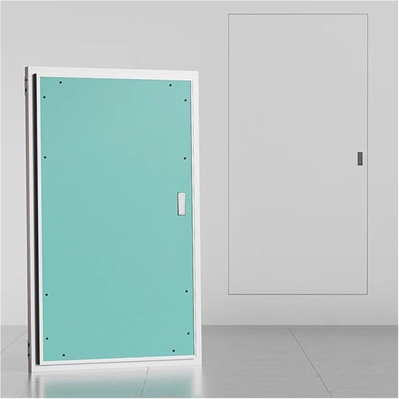 Large Drywall Access Panel, Paintable Plasterboard Attic Access Door, Aluminum Inspection Hatch Plumbing Hidden Door, Flush Mount(40.6x61cm/16x24in)