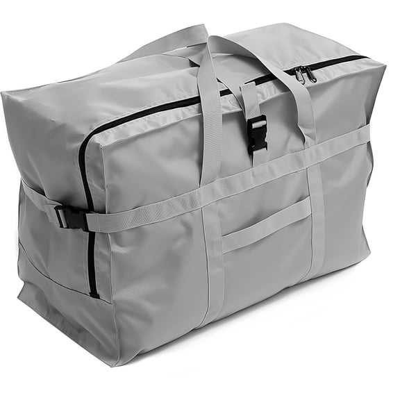 Large Duffel Bag,  Carry  Weekend Overnight Storage Bag over Luggage for Airline, Travel, Camping, Moving