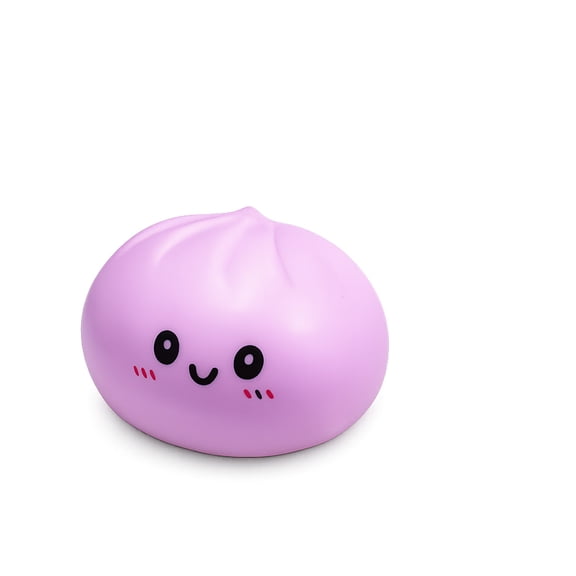 Large Dumpling Squishy Stress Ball, 3.34 Inch Jumbo Rainbow Mystery Squishy Bun Sensory for Anxiety Relief, Soft Squeeze Dumpling for Adults, Classroom Prizes & Party Favors