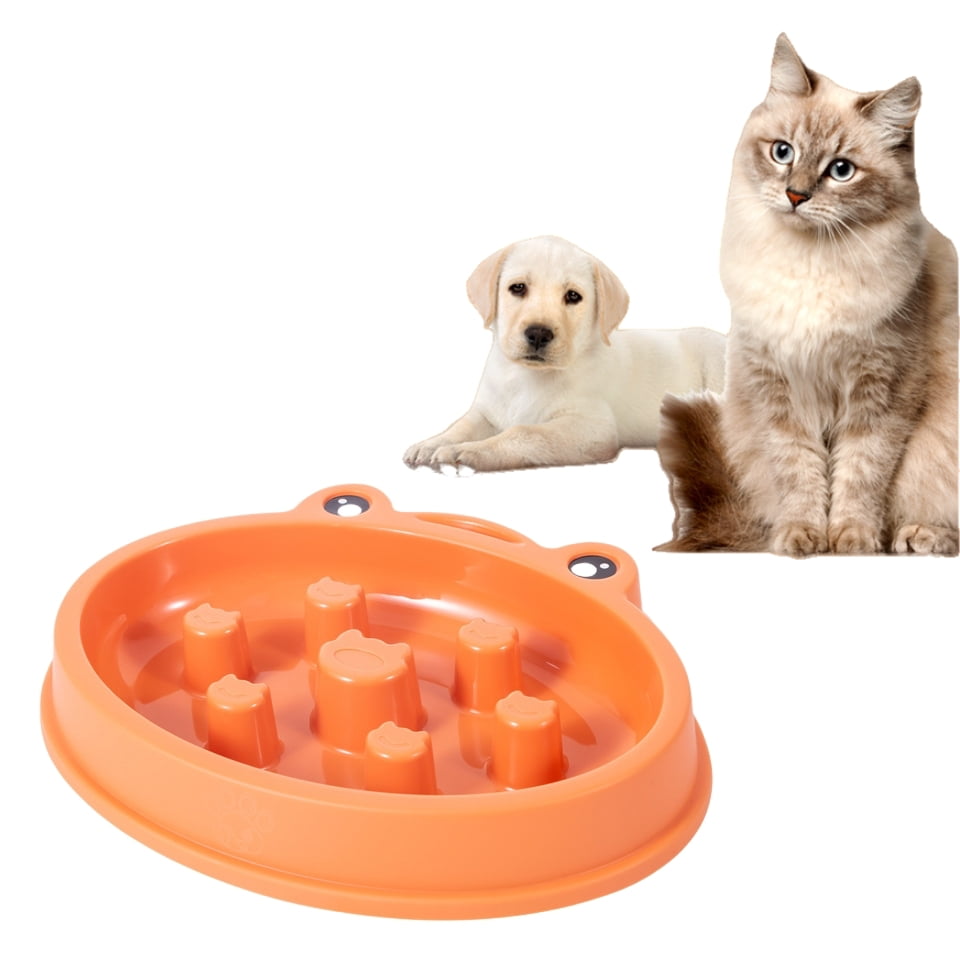 Large Durable ABS Large Slow Feeder Dog Bowls Stop Bloat Bowl Anti