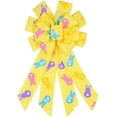 thumbnail image 1 of Large Easter Wreath Bows for Front Door Decorations, White Bows Easter Bunny Bow Holiday Burlap Bows for Wreath Wall Indoor Outdoor Easter Decorations, 1 of 6