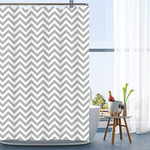 Large Easy-to-Clean Shower Curtain, Waterproof and Mould-Proof Foldable Hanging Curtain, Sterile Cloth Bathroom Shade 70.86x70.86in