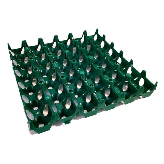 Large Egg Setting Trays for Incubators - 6 Rack 162 Egg Capacity - Durable Plastic Hatching Tray for Goose, Turkey & Large Eggs