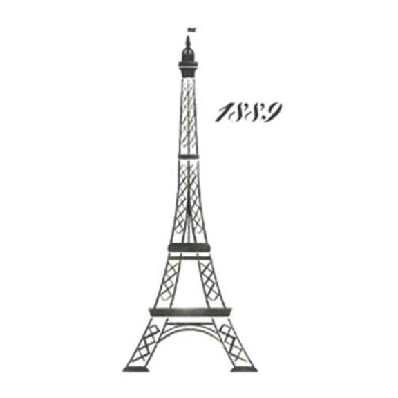 Large Eiffel Tower Wall Stencil SKU #3351B by Designer Stencils