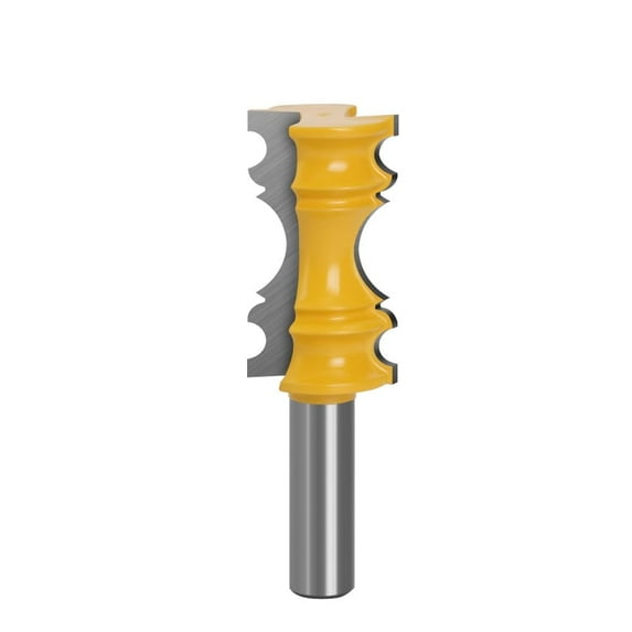 Large Elaborate Milling Cutter for Chair Rail Molding, Ideal Crown Molding Router Bit Woodworking Tool