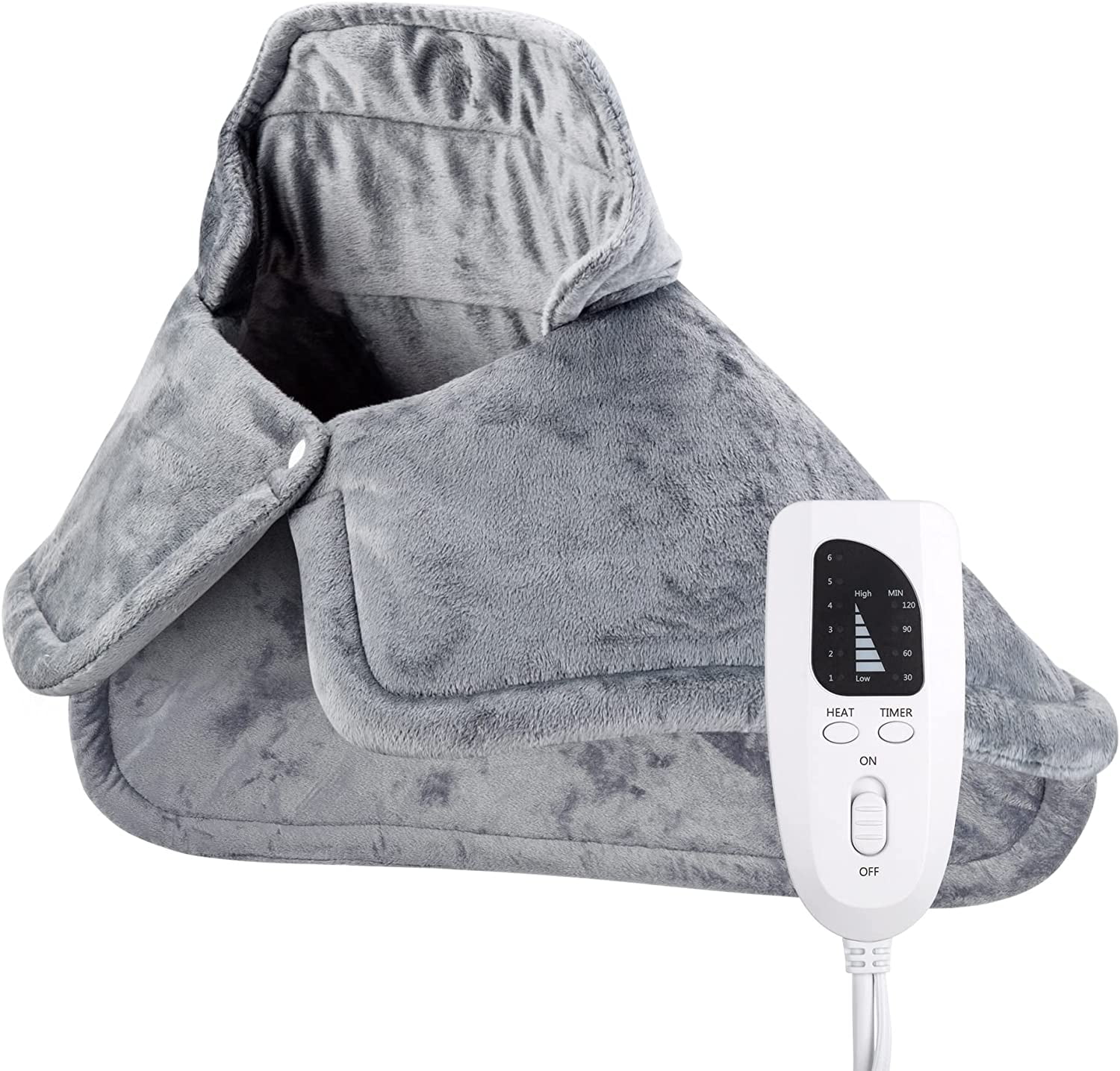 Large Electric Heating Pad for Shoulders Neck Pain Relief, 16"x23