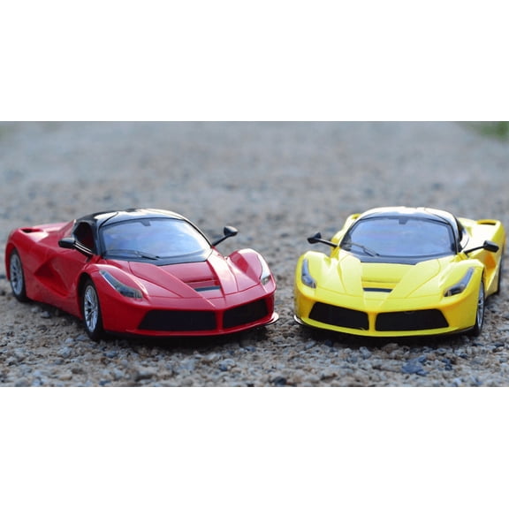 Large Electric Remote Control Car - Realistic Red 1:14