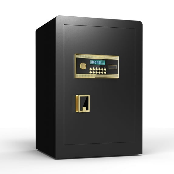 Large Electronic Digital Security Safe with Keypad Lock and Key, 2.5 Cubic Feet Safe Box with Private Inner Cabinet for Home, Office and Hotel
