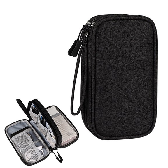 Large Electronics Organizer for Power Banks, Cords & Headphones Waterproof Travel Cable Manager