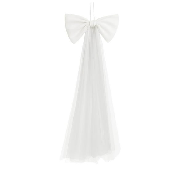 Large Elegant Hanging Bow for Festive Decorations – Versatile Oversized Chair Cover Accent for Weddings, Parties, Christmas, and Holiday Celebrations