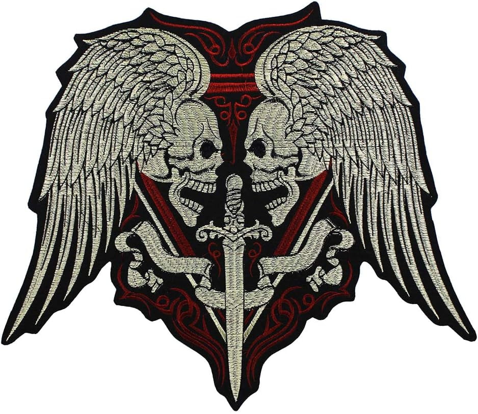 New Arrive SKULL BONES CROSSBONES EMBROIDERED IRON ON PATCH REALISTIC EMBLEM-in - Foto 3