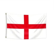 Large England Flag 5ft x 3ft 150cm x 90cm English Cross St George - Perfect For World Cup Garden Decorations