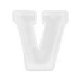 thumbnail image 1 of Large Epoxy Resin Letter Mold - Reusable Alphabet Mould for Candles, Wax, Soap - White Flexible Silicone Craft Mold - 1PC for DIY Decor, Gifts, Parties, 1 of 2