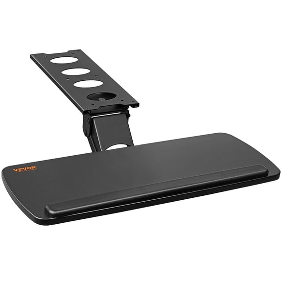 Large Ergonomic Keyboard Tray Under Desk, 25x9.8 Inch Slide-Out, Adjustable Height & Tilt for Comfortable Typing