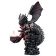 thumbnail image 1 of Large Evil Armored Dragon On Pedestal Tea Light Holder Statue Figurine, 1 of 7
