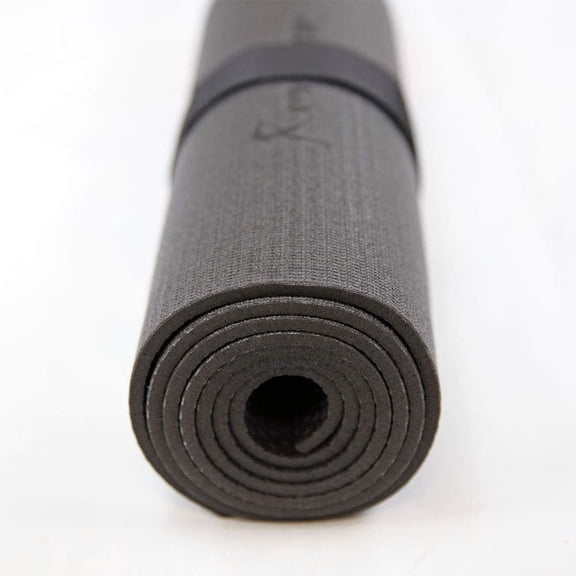Large Exercise Mat 6 x 4 feet (72" x 48" x 1/4") 6 mm Thick & High Density Mat for Home Cardio and Yoga Workouts, Gym Floor, Black