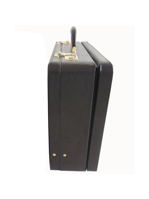 Large Expandable Faux Leather Attach Case