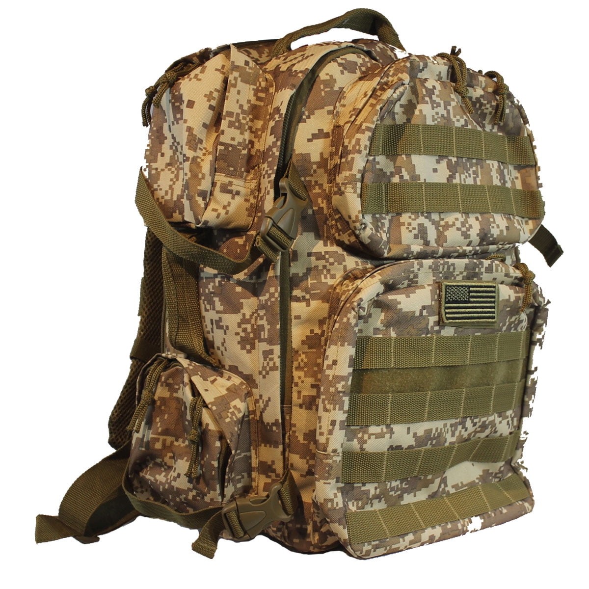 Large Expandable Tactical Molle HydrationReady Backpack Black