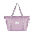 thumbnail image 1 of Large Expandable Travel Gym Tote,Carry On Luggage Sleeve Bag,Wet Dry Separation Pocket,Airline Compliant Boarding Bag,Multi Functional Shoulder Handbag,Workout Travel Sports Essentials,, 1 of 9