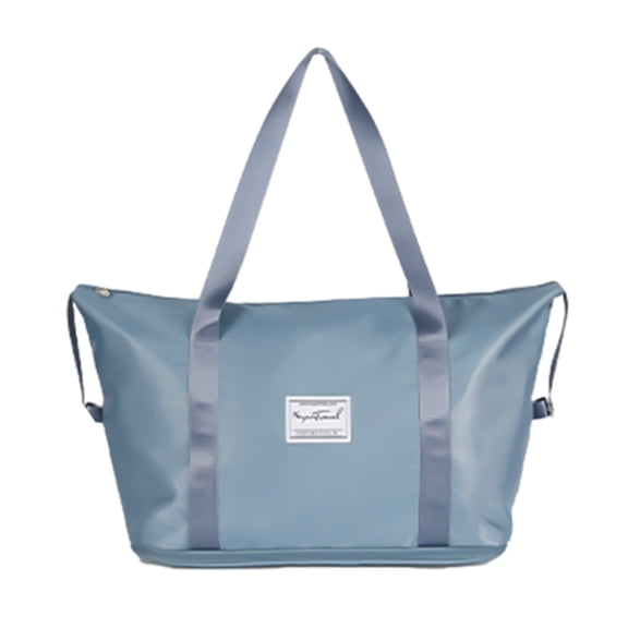 Large Expandable Travel Gym Tote,Carry On Luggage Sleeve Bag,Wet Dry Separation Pocket,Airline Compliant Boarding Bag,Multi Functional Shoulder Handbag,Workout Travel Sports Essentials,