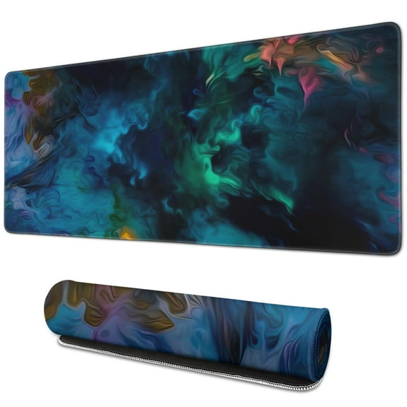 Large Extended Gaming Mouse Pad: Big 31.5x11.8in Computer Mousepad for Gamers and Home Office Work - Enhances Comfort and Precision