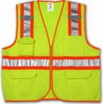 thumbnail image 1 of 4 Extra Large/5 Extra Large Polyester Lime/Yellow 2 Tone Solid Front W, Each, 1 of 1