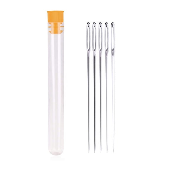 Large Eye Blunt Tip Sewing And Knitting Needles For Easy Threading DIY Craft Yarn Projects