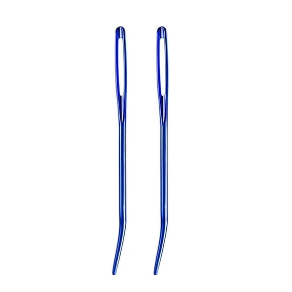 Large Eye Sewing Needle Tapestry Needle for Crochet, Darning Yarn Needle Curved Tip for Hand Sewing