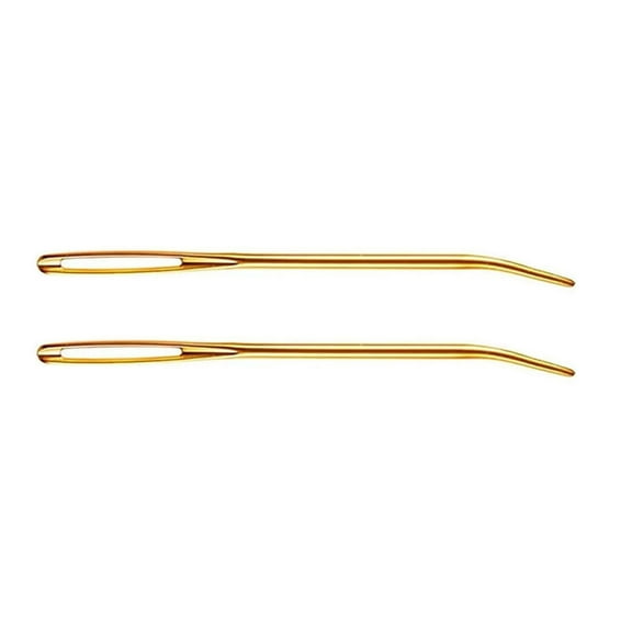 Large Eye Sewing Needle Tapestry Needle for Crochet, Darning Yarn Needle Curved Tip for Hand Sewing