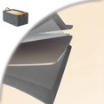 thumbnail image 1 of Large Fabric Collapsible Closet Storage Baskets Bin, Foldable Closet Organizers with Handles, Decorative Collapsible Open Storage Bins for Organizing Clothes, 1 of 10