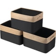 thumbnail image 1 of Large Fabric Storage Bins Cloth Basket for Shelf, 15.8 L x 12 W x 10 H Inch Decorative Closet Storage Bins Collapsible, Set of 3, 1 of 7