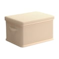 thumbnail image 1 of Large Fabric Storage Box with Lid - Foldable Clothes Organizer Basket for Wardrobe, Stackable 36x25x20cm, 1 of 6