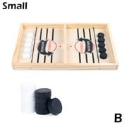 Large Family Game Fast Sling Puck Hockey Game Wooden Board Table-Toy Gift- Z9R5